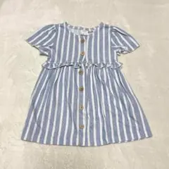 ZARA ベビー　ワンピース　半袖　ストライプ 98