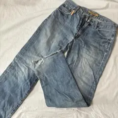 ジーンズ デニム ジーパン ストレート ユニクロ W31 ユーズド デニムパンツ