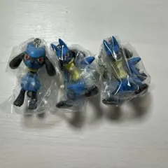 つまんでつなげてマスコット 2 ルカリオ リオル 3個セット ポケモン