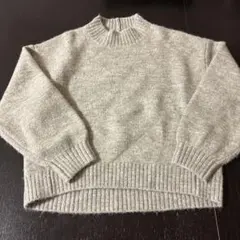 未使用！グローバルワークグレーニット140