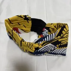 チャイハネ 幾何学模様 ツイストヘアバンドのサムネイル