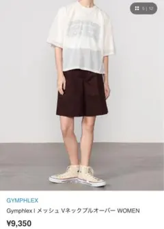 Gymphlex |メッシュ Vネックプルオーバーのサムネイル