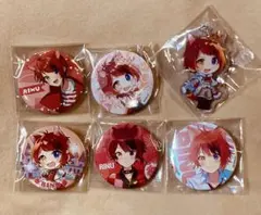 すとぷり　莉犬　缶バッジ　アクリルキーホルダー