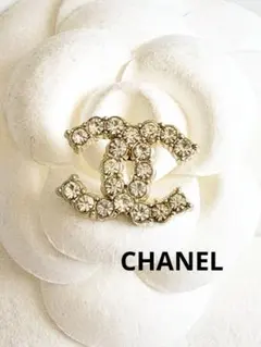 CHANEL ピンブローチ　ピンバッジ　ヴィンテージ　シ　シンプルビジュー