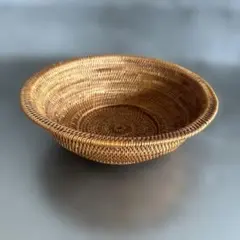 アタ天然素材 円形バスケット 中型