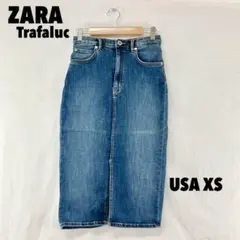 ☆W0335T☆ ZARA Trafalucロングデニムスカート