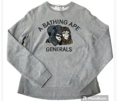 2026年最新】A BATHING APE カラー：グレイ系 トレーナー・スウェット