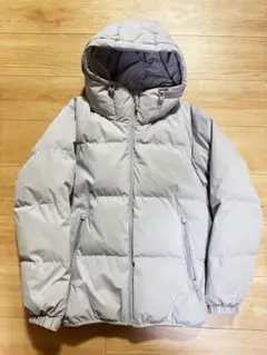 GU メンズ ダウンジャケット アイボリー