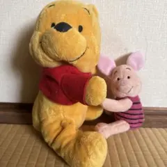 くまのプーさんとピグレットのぬいぐるみセット