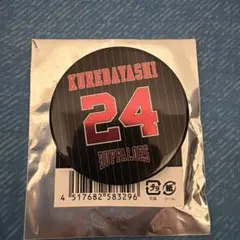 オリックスバファローズ　夏の陣ユニフォーム柄カンバッジ　24紅林弘太郎