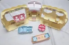 シルバニアファミリー ほいくえんバス S-70 箱あり 小物付