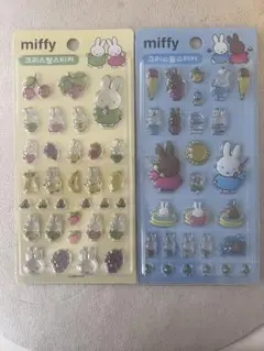 【韓国限定】ミッフィー ボンボンドロップシール2シート正規品