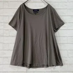 良品✨ロイスクレヨン（M）グレージュ Tシャツ カットソー Aライン フレア 夏のサムネイル