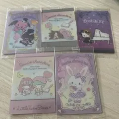 サンリオウエハース　カードセット　キキララ　バツ丸