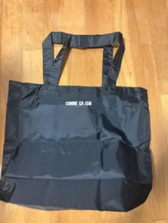 COMME CA ISM ブラック エコバッグ