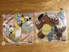 ポケモンカフェコースター2枚セット　メガデンリュウ　メガガルーラ