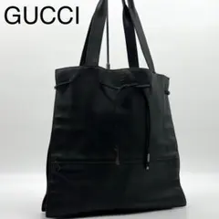 90s】グッチ トムフォード期 レザー トートバッグ ブラック