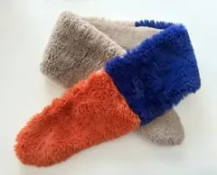 LOWRYS FARM バイカラーマフラー