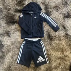 adidas ジャージセット 110cm 黒