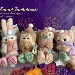 TDS 東京ディズニーシー ダッフィー&フレンズ ぬいぐるみチャーム 4個