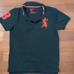 GIORDANO テーパードフィット ポロシャツ S