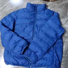 UNIQLO キッズ 中綿アウター 薄手ダウン ジャンパー 150ネイビー