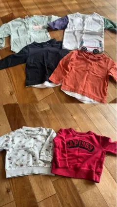 ベビー　90 冬　長袖6枚セット