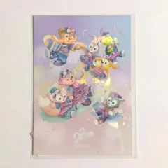 よ*し様 香港ディズニー 20周年 ダッフィーフレンズ　ポストカード