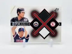 レア 2001 SPx 実使用ジャージ 野茂英雄 新庄剛志 MLB レリック