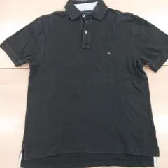 TOMMY HILFIGER ブラック ポロシャツ