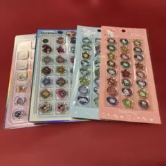 サンリオ　キラコロおはじきシール＆おはじきふうシール　4枚セット　正規品