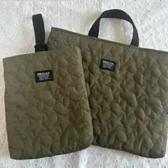 【409】レッスンバッグ シューズケース 図書バッグ 男の子 星柄キルト