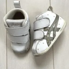 ASICS ベビーシューズ 12.0cm ホワイト 星柄 ファーストシューズ