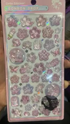 ボンボンドロップシール 桜