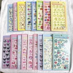 ボンボンドロップシール　3Dステッカー　17点セット