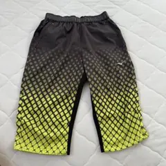 【Mizuno】ショートパンツ 黒/黄緑