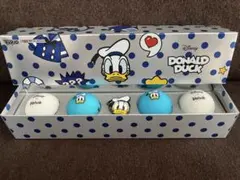 【新品 未使用】ディズニー／ドナルドダック／ゴルフボール 4個セットのサムネイル