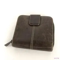 TOD'S トッズ レザー 二つ折り財布 ブラウン レディース ブランドのサムネイル