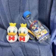ディズニー　パルパルーザ　ドナルドスナックケース　ボトル　スーベニア