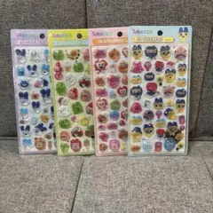 即日発送！硬い　3Dステッカー 立体シール　4枚セット　たまごっち