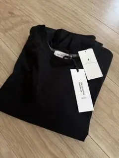 グリーンレーベル　ブラック コットン100% 長袖シャツ FREEサイズ