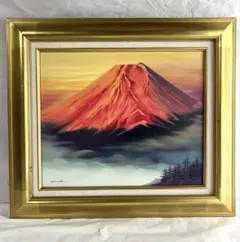 高橋新三郎 『赤富士』 青富士 絵画 - メルカリ