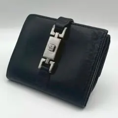 GUCCI　グッチ　二つ折り財布　ジャッキー　ブラックのサムネイル