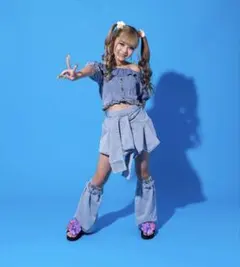 KOGYARU デニムセットアップ レッグウォーマー 110 120 130