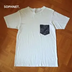 SOPHNET.  bandana pocket Tshirt