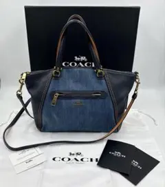 COACH coach コーチ ハンドバッグ ショルダーバッグ デニム