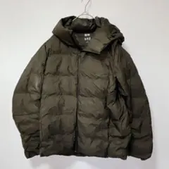 ユニクロ シームレス ダウンパーカー L ダウンジャケット 防風撥水性能