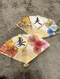 結婚式　和装前撮りアイテム　扇子プロップス・ガーランド　セット