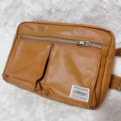 PORTER フリースタイル ショルダーバッグ キャメル ブラウン