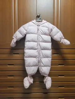 《新品未使用》baby Gap ベビー用ロンパース ダウン 80cm ピンク